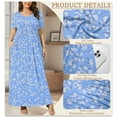 thumbnail image 4 of WUJINXIA Women's Summer Plus Size 2X to 6X Maxi Loose Dress with Pockets, 4 of 7
