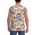 thumbnail image 4 of Uemuo Snake Pattern Men's Sleeveless T-Shirt,Muscle Athletic Tank Top, Moisture-wicking Quick-dry Breathable Classic Tee Top for Gym Run Outdoor Sports-Small, 4 of 8