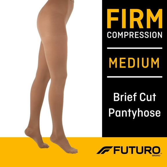 FUTURO Firm Pantyhose , Medium, Nude (20-30 mmHg)