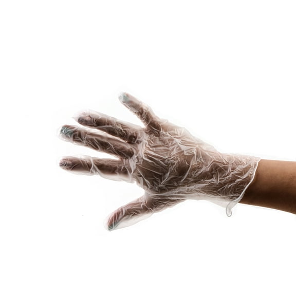 [100 PACK] X-Large Vinyl Gloves - Disposable,Latex Rubber Free,Powder Free,Clear Gloves,Non Sterile,Food Safe,Convenient Dispenser,Cooking,Food Service