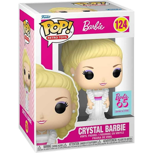 Pop Retro Toys Barbie 3.75 Inch Action Figure - Crystal Barbie Pearl #124