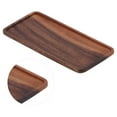 thumbnail image 2 of Coffee Tray, Clear Texture Natural Wood Texture Kitchen Tray Fine Workmanship With 9.8x4.7x0.5 Inches For Tea Lovers Or Home, 2 of 8