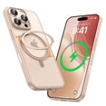 thumbnail image 1 of Funda MAGIC JOHN para iPhone 16 Pro, giratoria 360°, magnética, oro rosa, 1 of 9