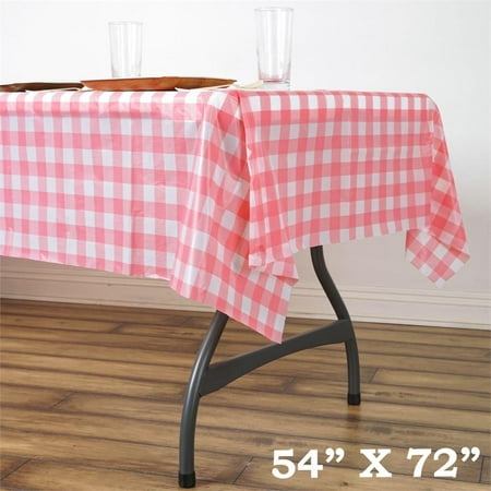 Balsacircle 54x72 Checkered Disposable Plastic Table Cover Wedding Balsacircle 54x72 Checkered Disposable Plastic Table Cover Wedding Catering Linens