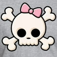 thumbnail image 3 of CafePress - Cute Skull Girl Fitted T Shirt - Fitted T-Shirt, Vintage Fit Soft Cotton Tee, 3 of 4
