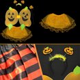 thumbnail image 2 of 4PCS Halloween Costume Set Fashion Pumpkin Bat Cosplay Party Costumes for Kids, 2 of 6
