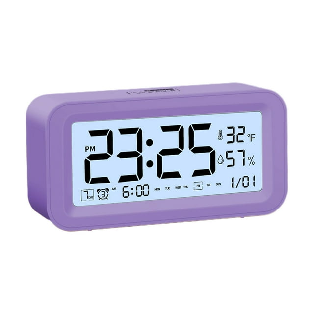 Sculpting Tools Digital Electronic Clock LED Display Electronic Clock Stereo Digital Display Snooze Alarm Clock 12/24H Change Countdown