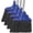Blue 4 Pack, variant on 4 Pack Outdoor Broom Heavy-Duty Indoor Commercial Brooms 54 Inches for Courtyard Garage Restaurant Lobby Patio Mall Market Office Shop Home Kitchen Office Floor