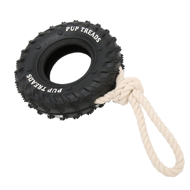 Juguete Para Masticar Neumáticos Para Perros, Juguete Interactivo De Alta Resistencia Resistente A Mordeduras, Dispensador De Golosinas Para Perros, Seguro Para Perros Medianos Y