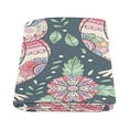 thumbnail image 2 of CADecor Cute Flower Seamless Pattern With Owls Couch Sofa or Bed Fleece Blanket Throw 58x80 inches, 2 of 3