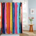 thumbnail image 4 of Shower Curtains for Bathroom, Colorful Striped Waterproof Fabric Shower Curtain, Modern Rainbow Abstract Graffiti Art Decorative Bathroom Curtain for Bathtub, 36"x72", No Hooks Included, 4 of 9