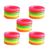 NICEXMAS 25Pcs Toss Circle Rings Plastic Tossing Rings for Wedding Reception
