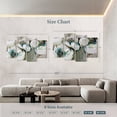 thumbnail image 4 of Elephant Stock Sundance Wall Art - Horizontal Multi Panel Canvas - Living Room Wall Decor - Abstract Multi Panel - Teal And Green Decor By Angela Maritz - 75" x 48", 4 of 8