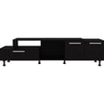 thumbnail image 5 of Two-Tier Black TV Stand for 60 - 69" TVs / Ample Storage in Living Room, 5 of 5