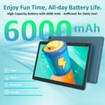 thumbnail image 2 of Tablette Android 15 de 10 Pouces, 8 Go de RAM 32 Go de ROM Processeur Quadricœur Puissant, Écran de Résolution 1280*800 Tablette PC, Appareil Photo 8MP, Chauve-Souris 6000mAh, 2 of 7