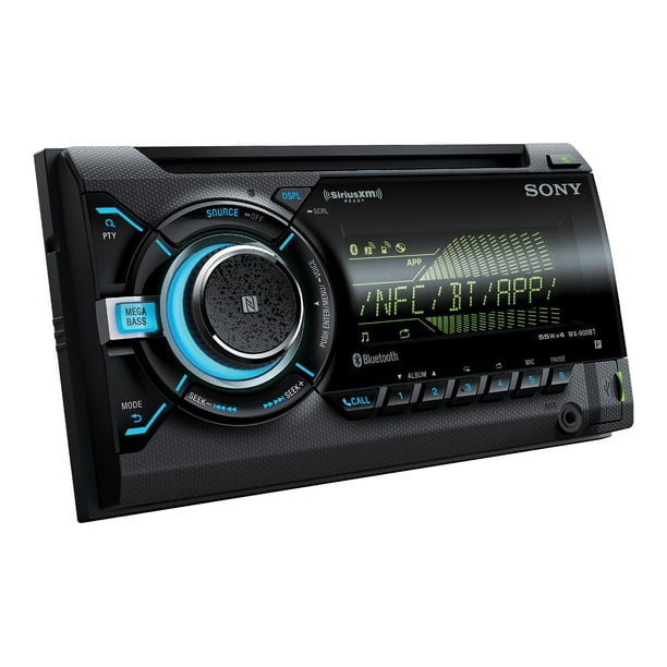 Sony 2 DIN Lecteur CD Radio Voiture Tableau de Bord Audio Usb / Sd Récepteur Bluetooth WX-900BT