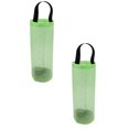 thumbnail image 1 of Oleegame 2PC Hanging Hanging Rubbish Bag Bag Extraction Bag Box Round Miscellaneous Kitchen Storage Convenient Bag Organizer Kitchen Storage Wall Kitchen，Dining Bar Green, 1 of 9