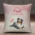 thumbnail image 2 of Every Fart is Love Note Australian Shepherd Guilty Face Happy Valentine's Pillowcase Double Sided Aussie Dog Lover Gifts Pillow Case Covers - 01016, 2 of 3
