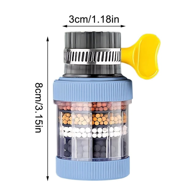 Faucet Water Filter Kitchen Tap Purifier for Clean Drinking Water 1 Unit Compatible with Standard Faucets