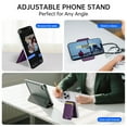 thumbnail image 6 of YINLAI Magnetic Phone Wallet Compatible with Mag-safe,Card Holder with Anti-fraud Protection for Back of Phone, Purple, 6 of 8