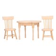 thumbnail image 4 of Chaise de Table de Maison de Poupée, Design Vif Dollhouse Dining Set Style Rétro pour la Décoration, 4 of 8