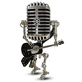 thumbnail image 2 of Billuyoard Micrófono Robot Lámpara de escritorio con guitarra Lámpara de atenuación táctil de escritorio Decoración de iluminación de dormitorio - Kits de decoración para fiestas negro Billuyoard HA008856-03B, 2 of 6