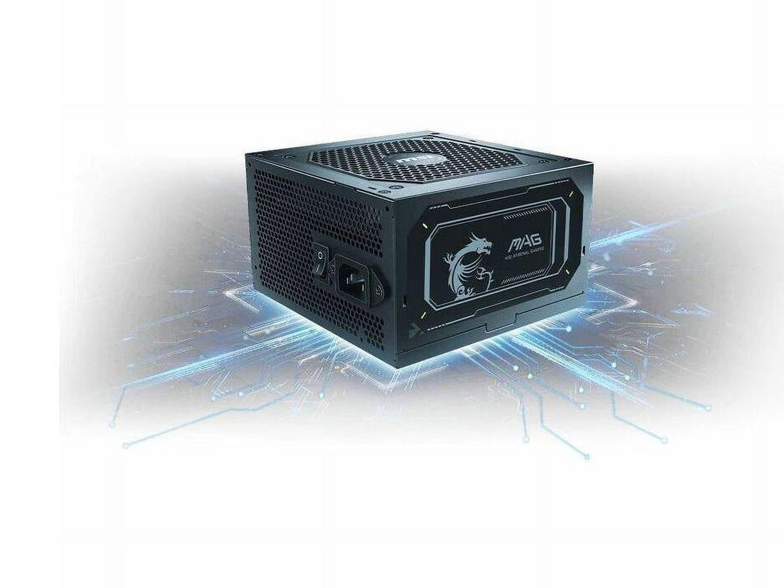 MSI MAG A850GL PCIE 5.1 & ATX 3.1 Gaming Power Supply - Full Modular - 80 Plus Gold Certified 850W - Compact Size - ATX PSU - 10 Year Warranty