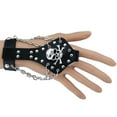 thumbnail image 4 of Brazalete Yuyangstore Anillo de brazalete cráneo Punk Hombre Aleación Remache Studs Cuero, 4 of 8