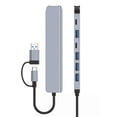 thumbnail image 3 of 7-in-1 USB-C Hub with Multiport Adapter and 100W PD Charging for MacBook Air Pro iPad Chromebook, 3 of 5
