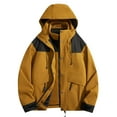 thumbnail image 1 of Up to 35% off Women's Sports Outdoor Hard Shell Jacket Outdoor Mountaineering Riding Windproof Punching Ndbuld Jacket Warm Removable Hat Mountaineering Thin Jacket, 1 of 8