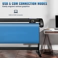 thumbnail image 4 of KFFKFF Vinyl Cutter, 53inch Vinyl Cutter Plotter with Stand, Adjustable Speed Force for Sign Making Vinyl Plotter, SignMaster Software Vinyl Tape Tools Vinyl Printer Available, 4 of 9