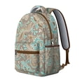 thumbnail image 2 of Colorful Vintage Paisley Students Backpack Chic Boho Floral Design, Adjustable Strap School Bag with Classic Artistic and Abstract Decorative Pattern, 2 of 6