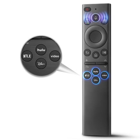Voice Remote for Samsung-TV-Remote Replacement, Universal for 2019-2024 Samsung Smart TV Remote Control with Voice Control.No Solarcell ﻿