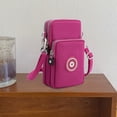 thumbnail image 4 of Nylon Crossbody Sling Bag, Minimalist Travel Backpack with Adjustable Strap, Multi-Compartment Design for Phone, Wallet, and Essentials, Durable Outdoor Use, 4 of 7