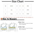 thumbnail image 3 of WRKEKC Sports Bras for Women High Support, Wireless Bras for Women, Women's Solid Color Back Beauty Sports Bra Thin Belt Shockproof Underwear, 3 of 3