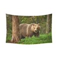 thumbnail image 1 of Tapiz de animal salvaje ABPHQTO colgante de pared horizontal verde bosque 150x228 cm, 1 of 1