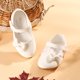 thumbnail image 5 of Zapatos de vestir de cuero REDARER para niña, estilo princesa con lazo, para uso formal e informal, talla 12-18 meses., 5 of 5