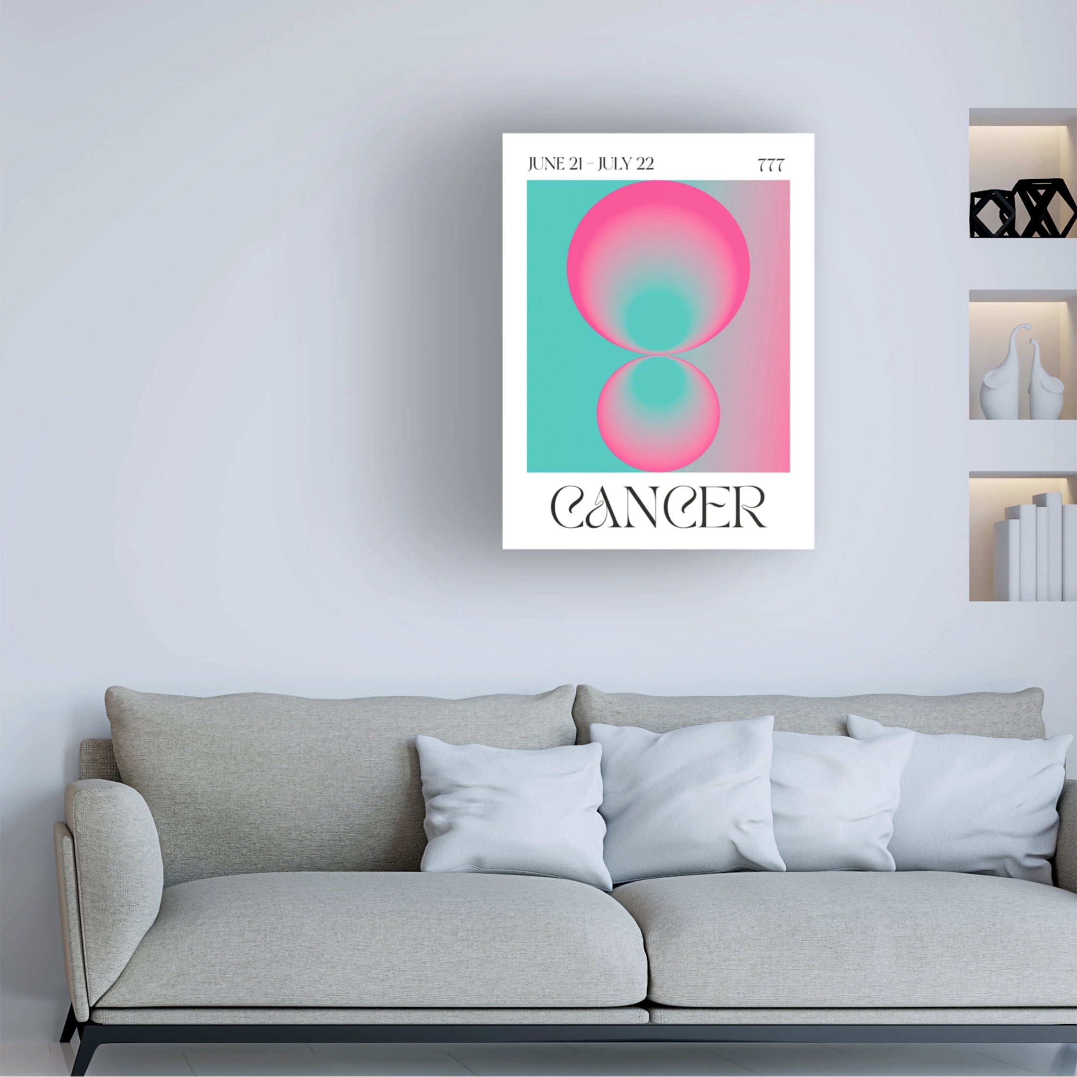 Trademark Fine Art Valeria Castillo  Cancer Canvas Wall Art
