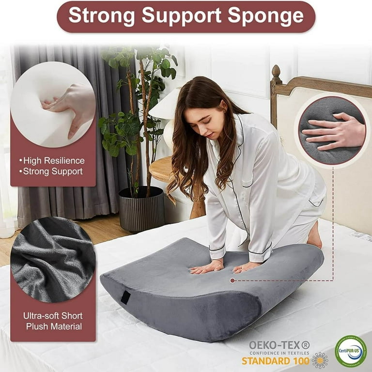 Back Support Systems The Angle System - 3 Piece Body Support Pillows - Leg  Wedge, Back Wedge and Neck Roll Pillow (Large) in 2023