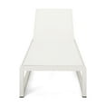 thumbnail image 3 of Noble House Elliott Chaise Longue Extérieure en Maille, Ensemble de 2, Blanc, 3 of 5