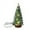 Warm Light, variant on Glowing Christmas Tree with LED Lights, Artificial Small Tiny Pine Tree with Wooden Bases, for Xmas Holiday Room Tabletop Decor