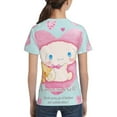thumbnail image 2 of Sanrio Cinnamoroll Kids T-Shirt 3d Printed Graphic T-Shirts Boys And Girls Short Sleeve Shirts For Youth Kids X-Small, 2 of 6