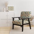 thumbnail image 2 of Designart "Boho Feathers Pattern" Upholstered Modern & Contemporary Accent Chair and Geometric Arm Chair - Multiple Color & Pattern, 2 of 7