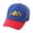 Blue, variant on Cute Excavator Embroidery Kids Baseball Cap Washed Distressed Sun Hat Adjustable for Boys Girls Age 3-8