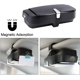 thumbnail image 5 of Caja de gafas de coche Caja de almacenamiento de gafas universal con función magnética y ranura para tarjetas Caja de gafas de coche multifuncional para parasoles de coche Xemadio MZQ-0550-1, 5 of 7