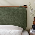 thumbnail image 2 of Headboard, Twin, Walnut Brown, Fabric, Hotel Bedroom, Modern Contemporary, HB38221, 2 of 8