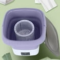 thumbnail image 5 of Foldable Portable Washing Machine, 9L Mini Washer for Underwear & Clothes, 110V US Plug, Ideal for Apartments, Dorms, Camping & Travel, 5 of 9