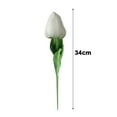 thumbnail image 6 of Ptetnvg Artificial Tulip Flower Real Touch Multicolor Velvet Texture Realistic Anti-fading Home Decoration Tulip Flower, 6 of 7