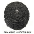thumbnail image 2 of LYRICAL HAIR Toupee for Men All Poly Human Hair Replacement System African American Mens Toupee Hairpieces for Man Curly Hair Prosthesis for Man #1B OFF BLACK-8MM CURLY WAVE, 2 of 6