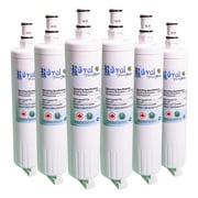 Fits For Whirlpool 4396508 4396510 EDR5RXD1, FILTER 5 Compatible Refrigerator water Filterby Royal Pure Filters Made in USA (6 Pack)